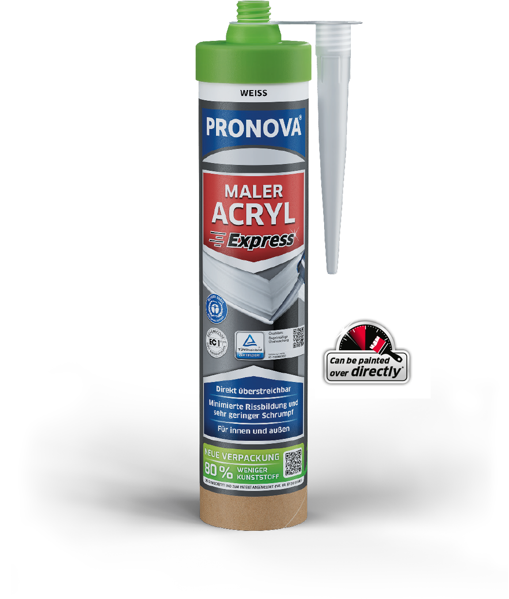 Pronova ECO Painter’s Acrylic Express in the new Pronova paper cartridge